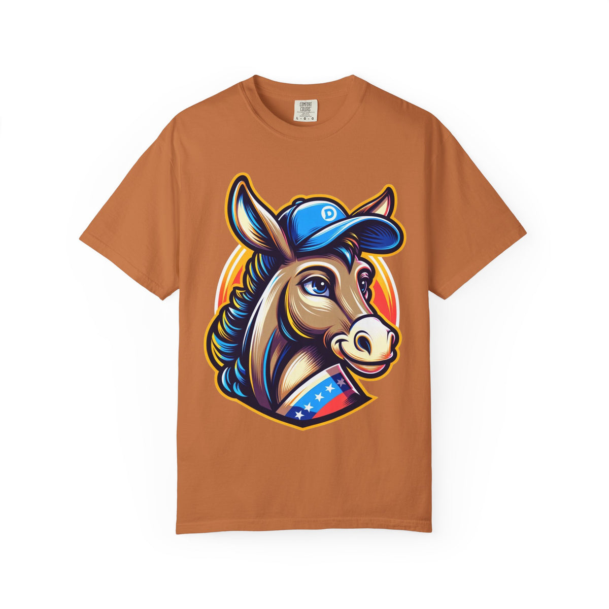 Color: Yam | The Party Animal (Vibrant Edition) Unisex Garment-Dyed T-shirt
