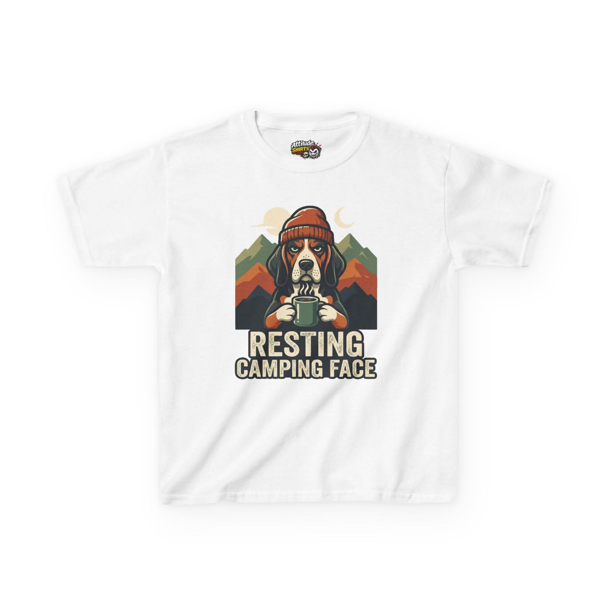 "Resting Camping Face" Kids Tee