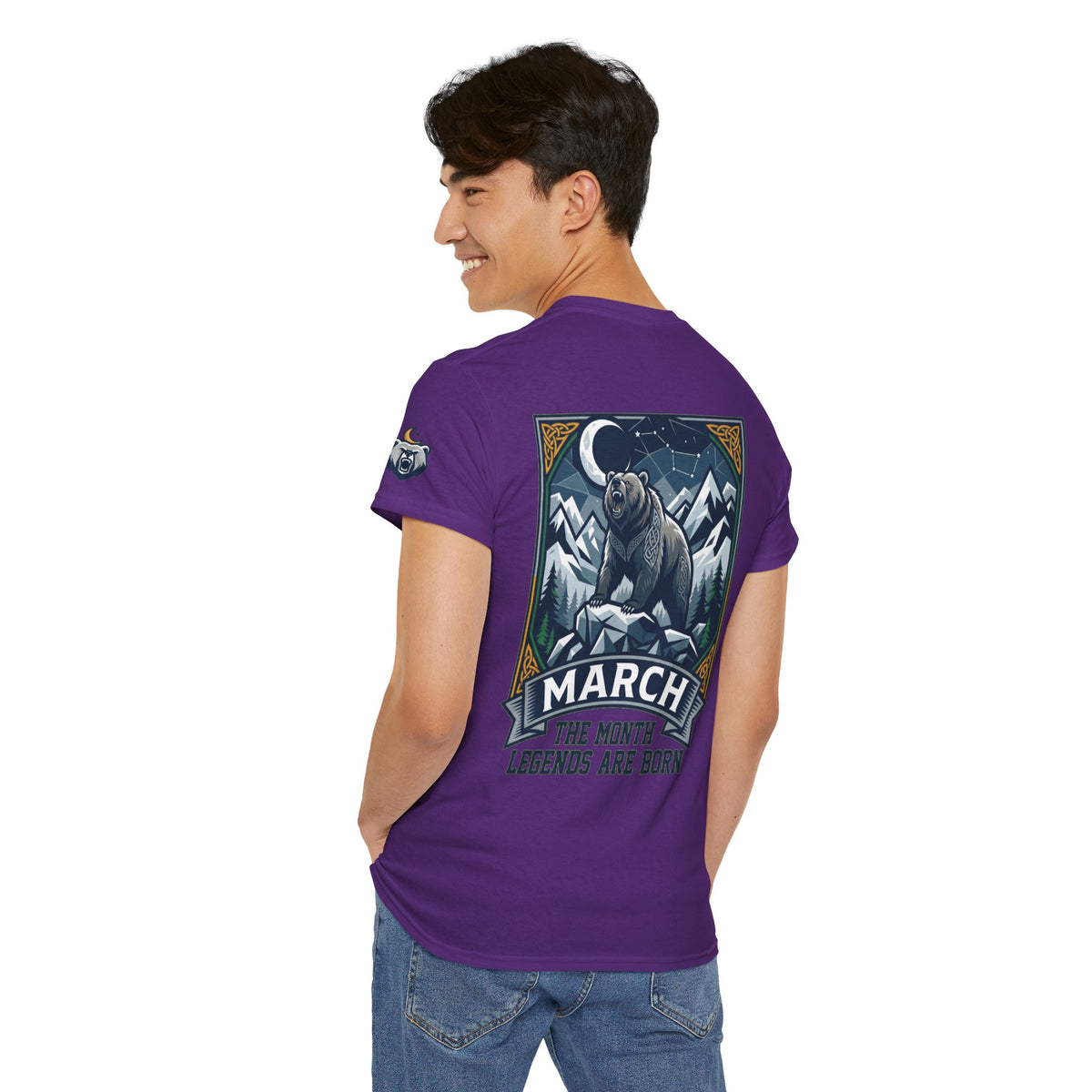 Color: Purple | March Legend Premium Graphic Tee