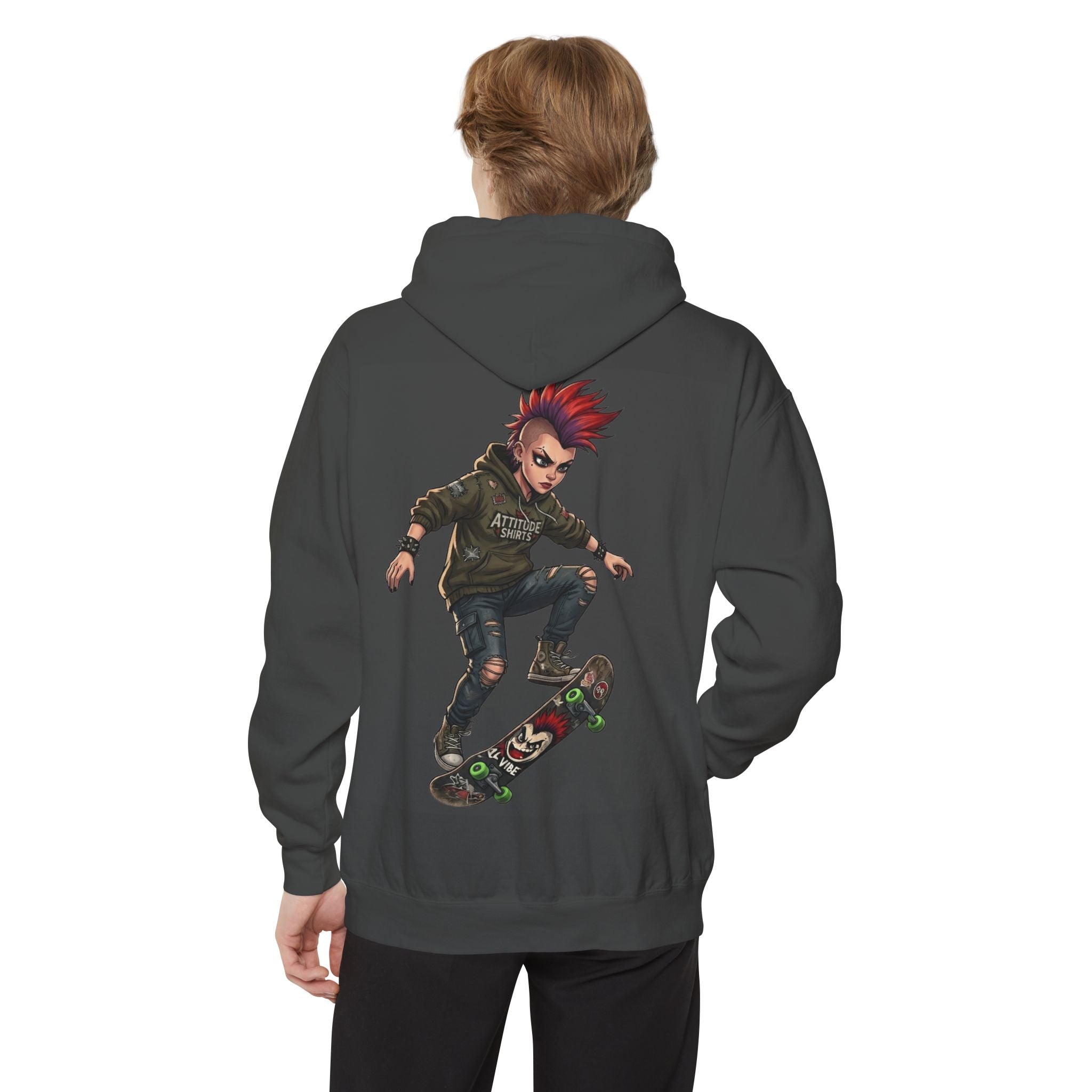 "Riot" Garment-Dyed Hoodie
