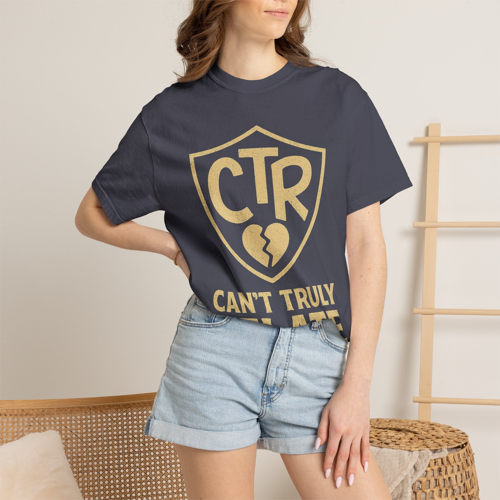 "CTR: Can't Truly Relate" Unisex Garment-Dyed T-shirt