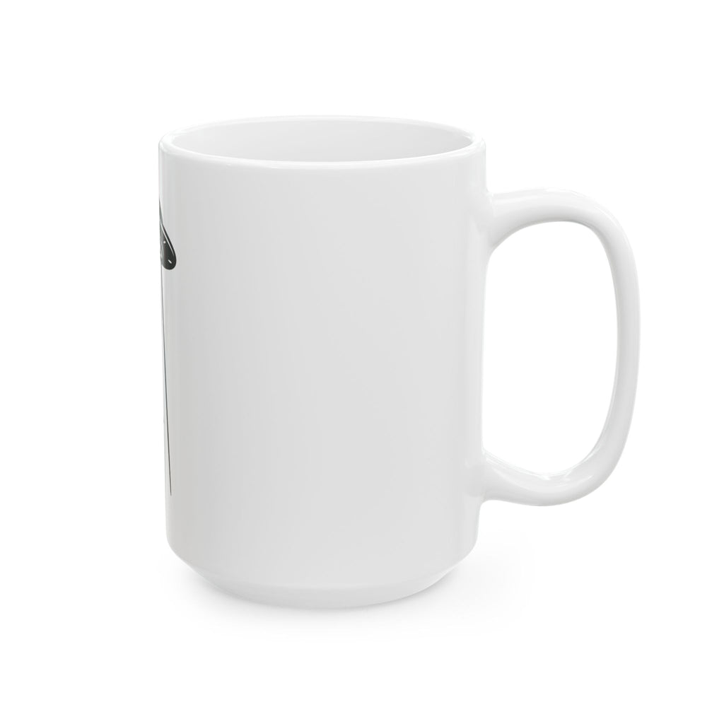 "UFO's" White Ceramic Mug — Graphic