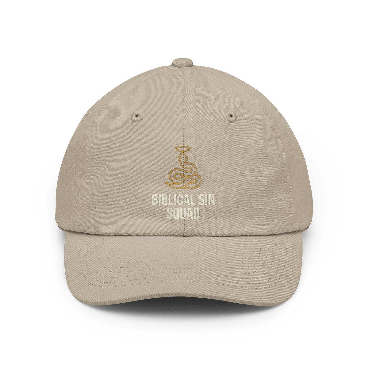 Color: Stone | Good Book Series Biblical Sin Squad Dad Hat