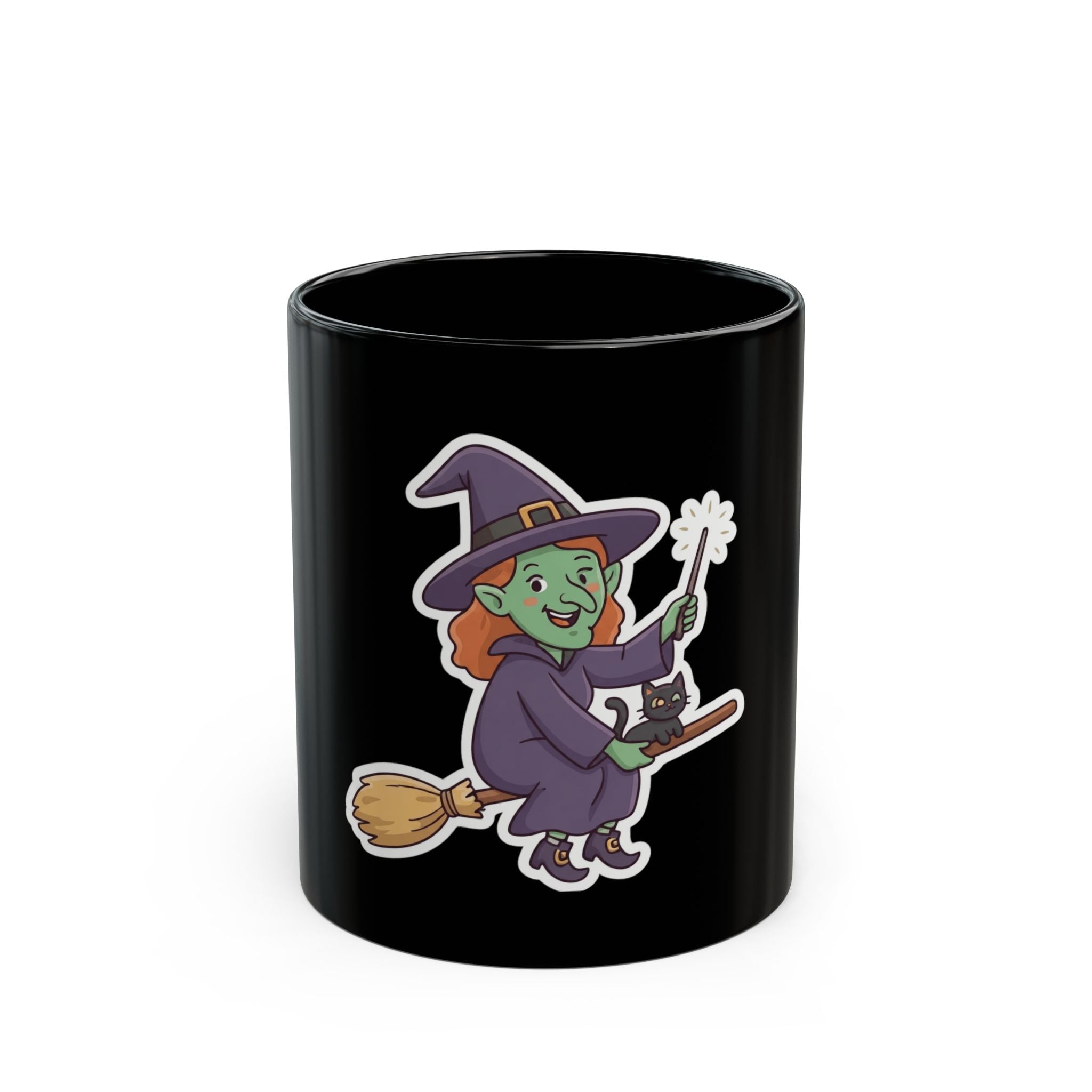 "Witch" Black Ceramic Mug