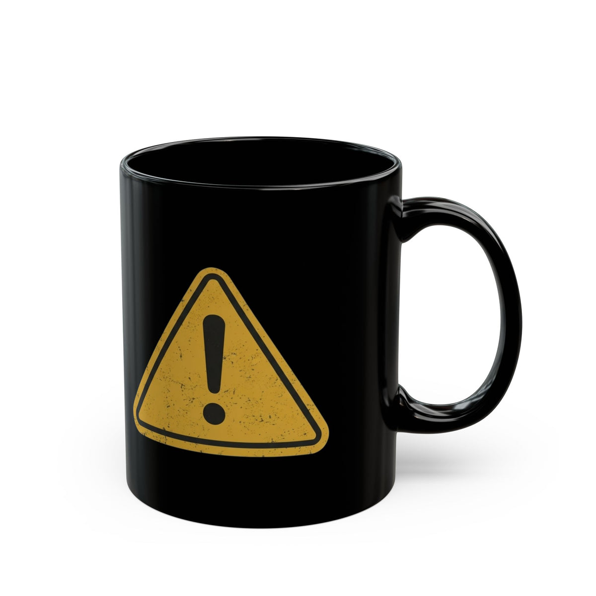 "Warning I am The Family Liability" Black Ceramic Mug — Graphic