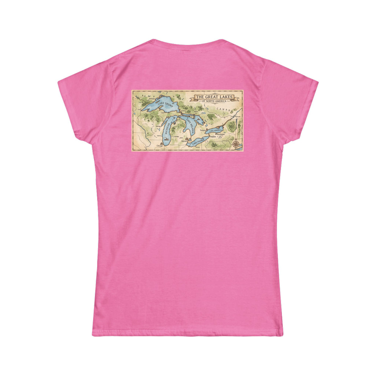 Color: Azalea | 51st State Great Lakes Women's Tee