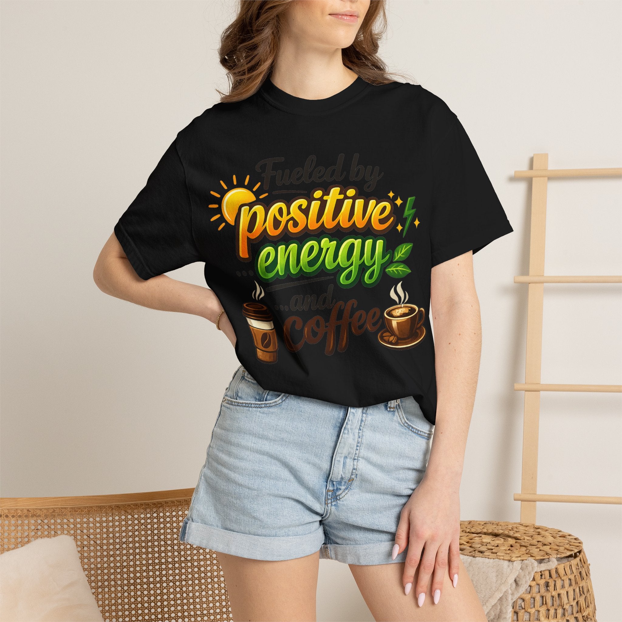 "The High-Voltage Morning Routine" Unisex Garment-Dyed T-shirt