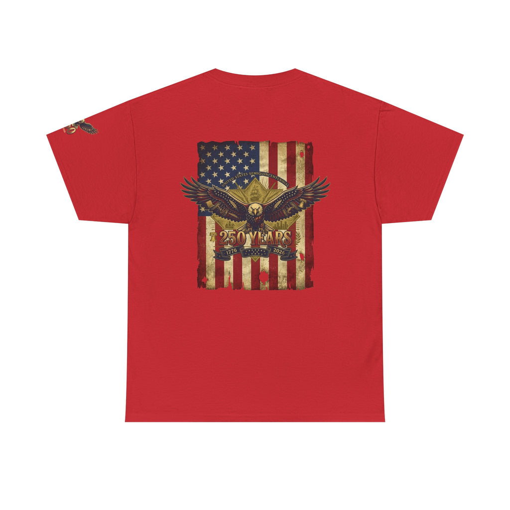 "Eagle and Flag 250 Years" Premium Graphic Tee