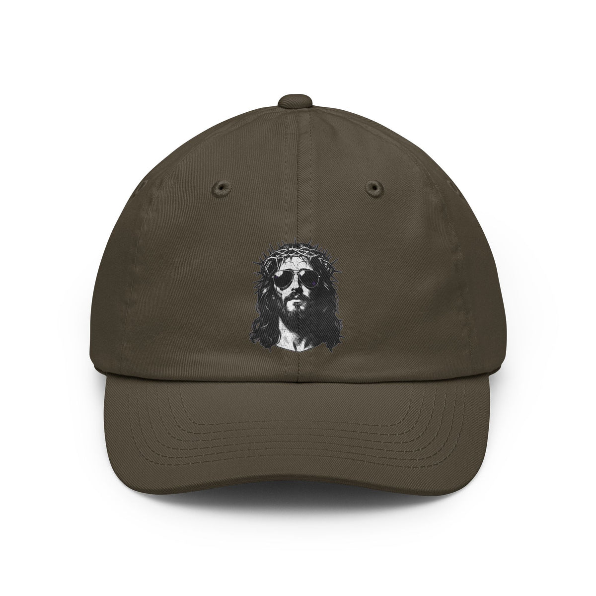 Color: Olive | Good Book Series - Son of A Virgin Dad Hat — Graphic