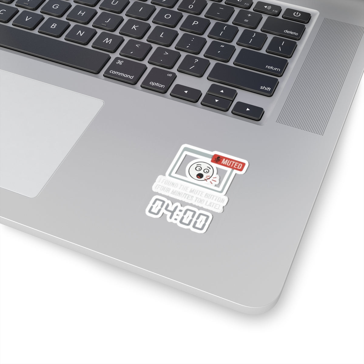 "I Found The Mute" Sticker — Main
