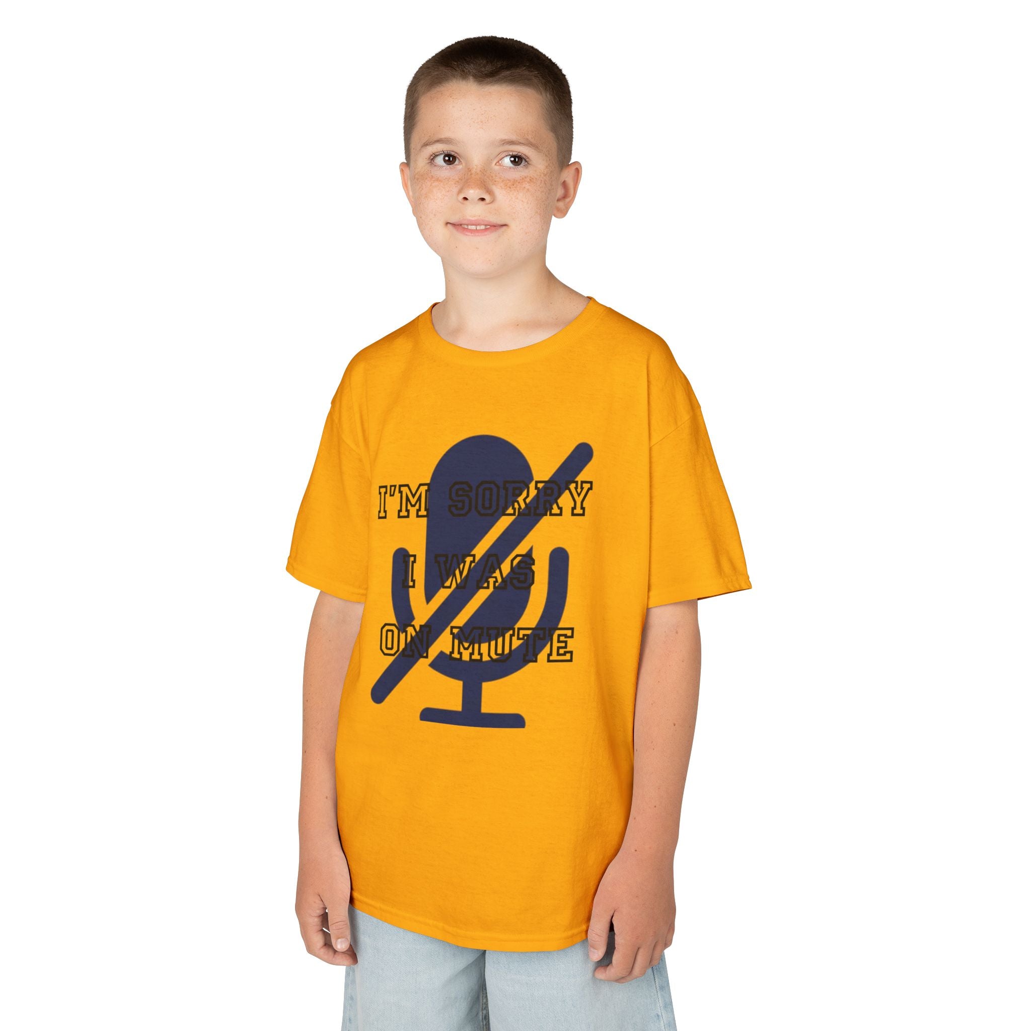 "I'm Sorry I Was On Mute" Kids Tee
