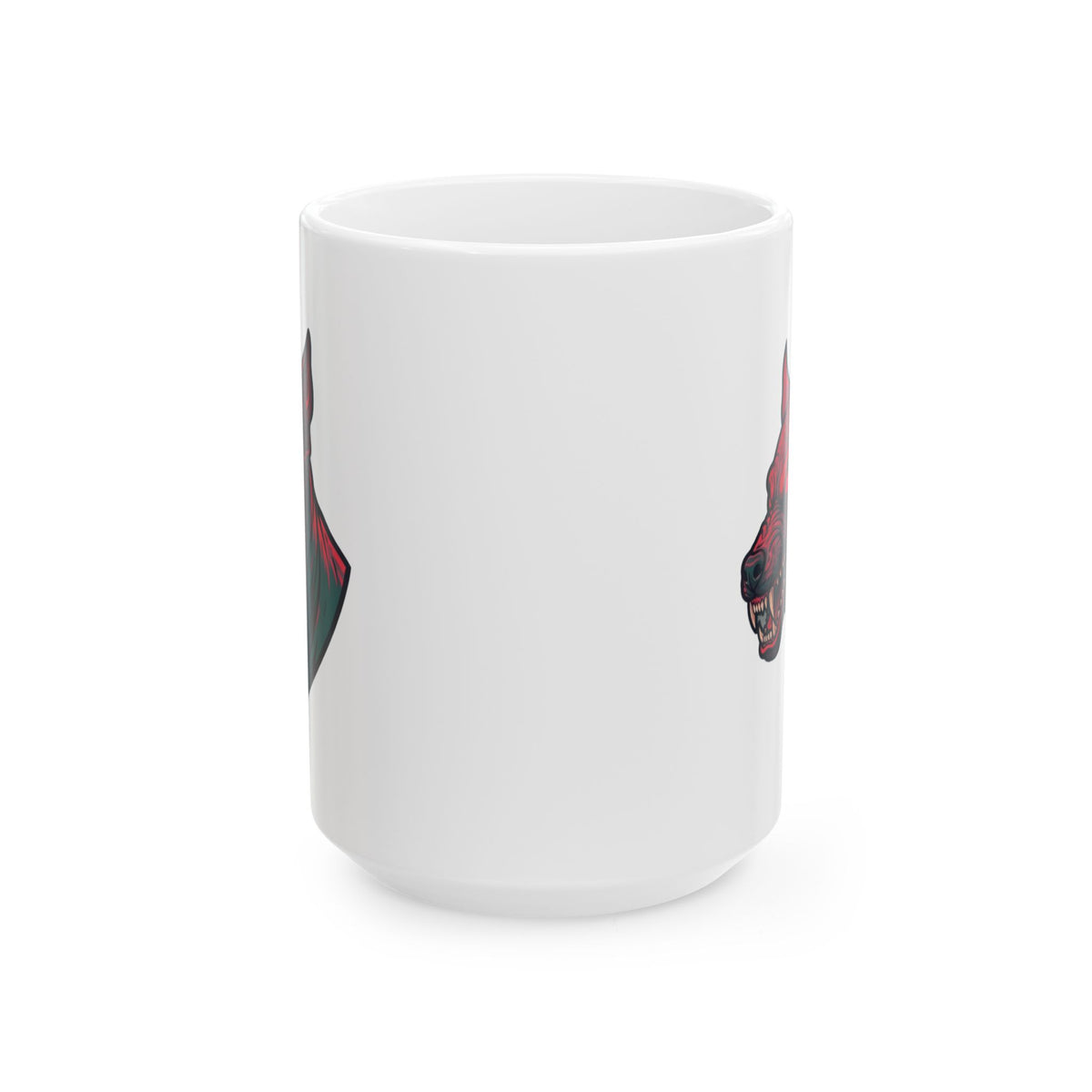 "Chupacabra (Puerto Rico-Latin America)" White Ceramic Mug — Graphic