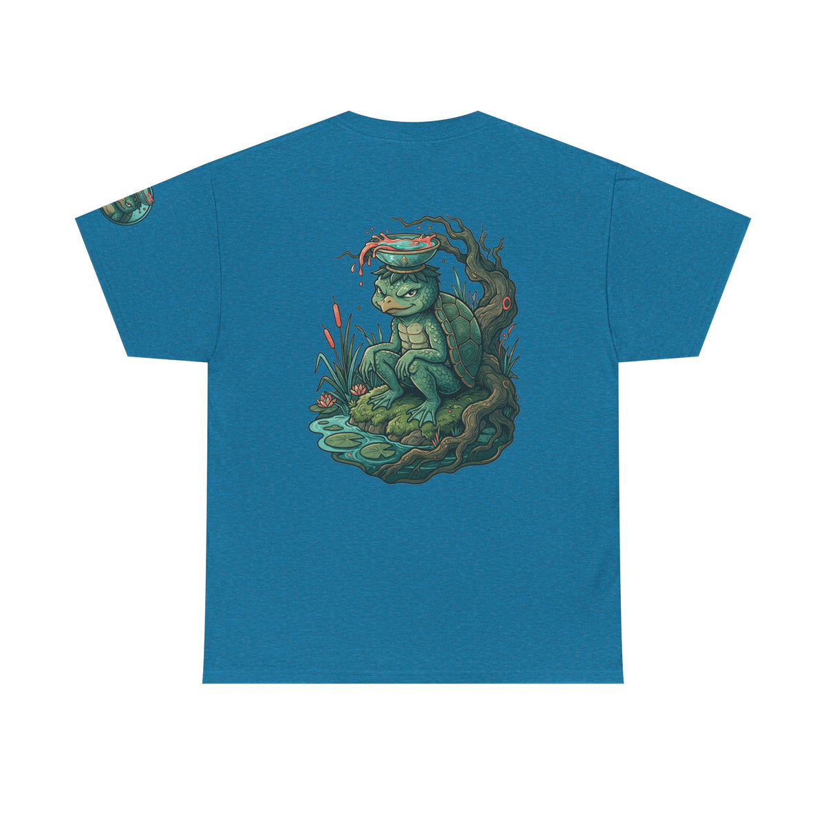Color: Antique Sapphire | Kappa (Japanese Folklore) Premium Graphic Tee