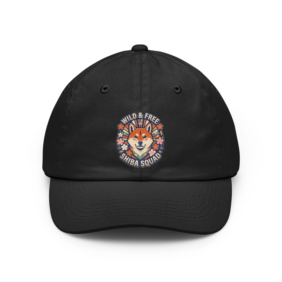 Color: Black | Shiba Squad Dad Hat