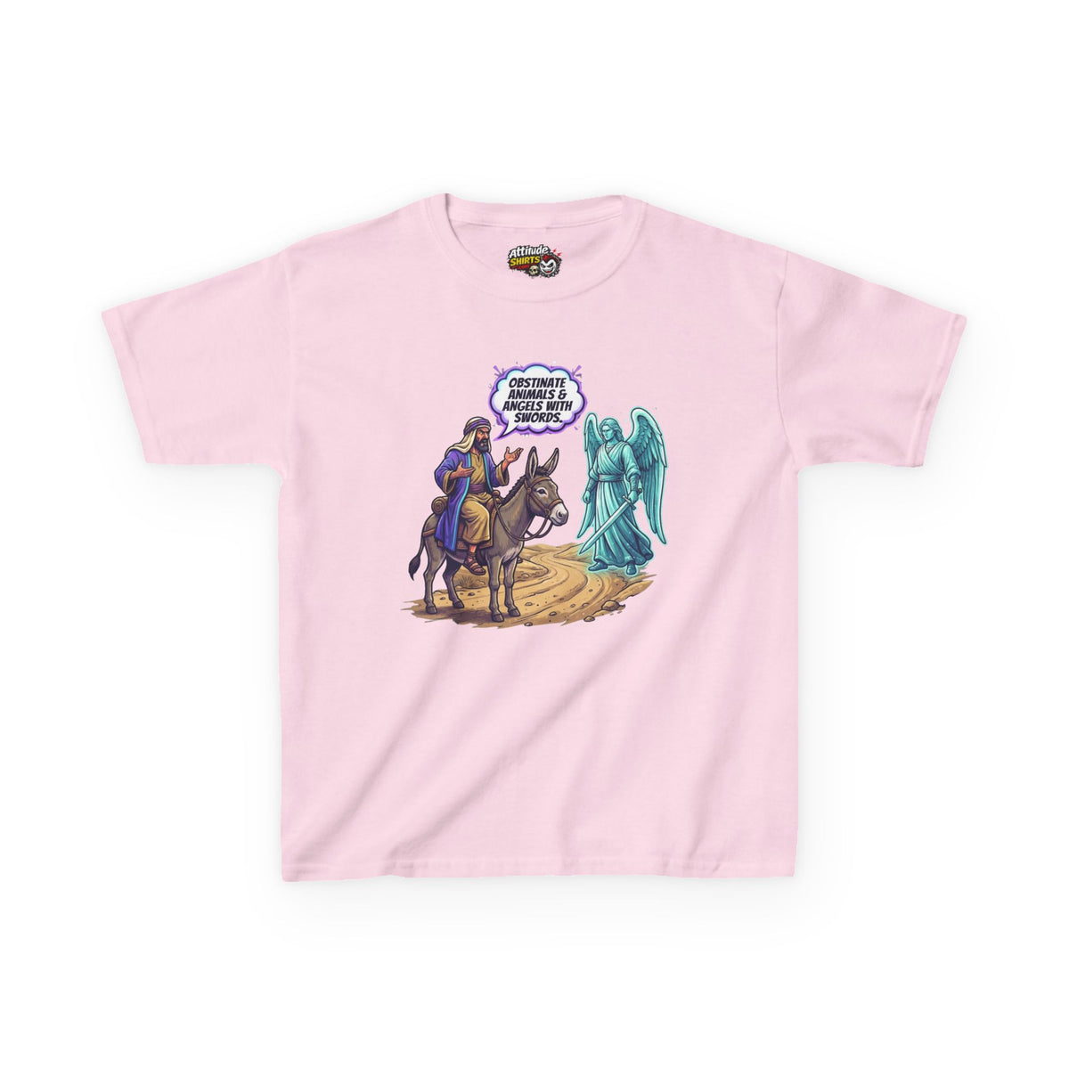Good Book Series Obstinate Animals & Angels With Swords Kids Tee