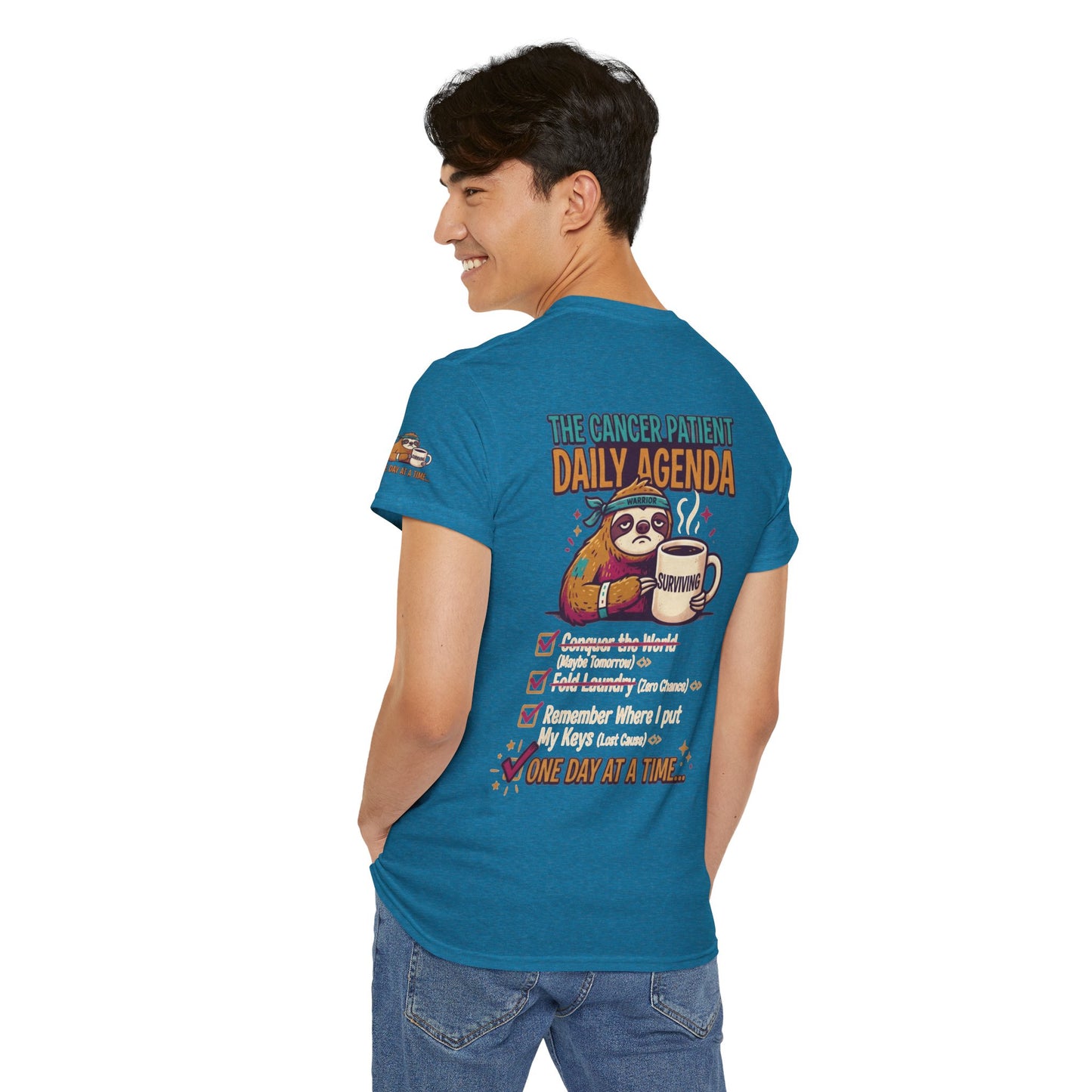 "Cancer One Day At A Time" Premium Graphic Tee