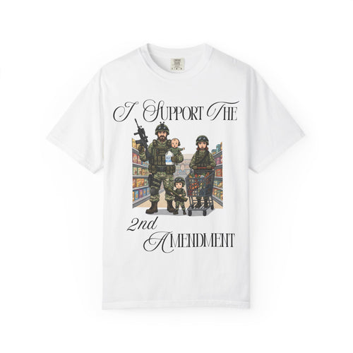 "actical Grocery Run" Unisex Garment-Dyed T-shirt