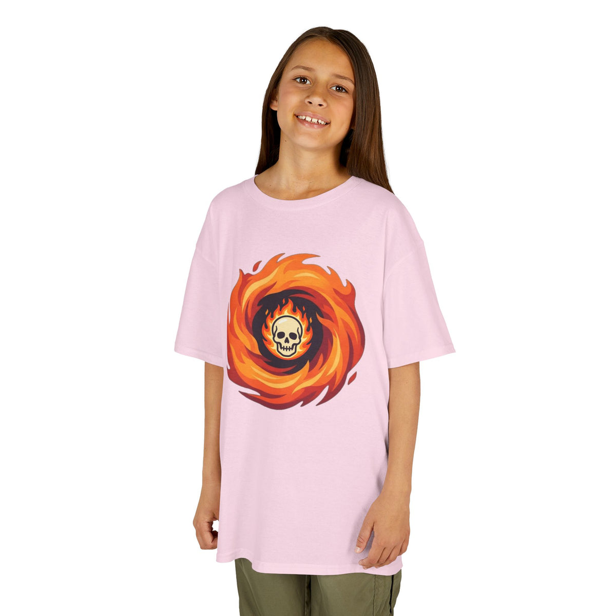 Color: Light Pink | Hellfire Kids Tee