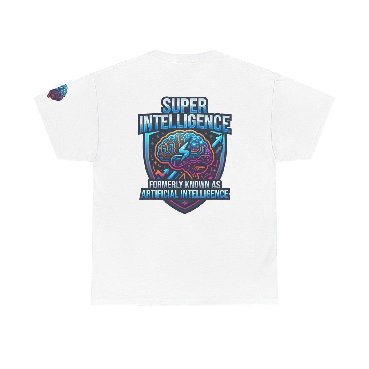 Color: White | Super Intelligence Premium Graphic Tee