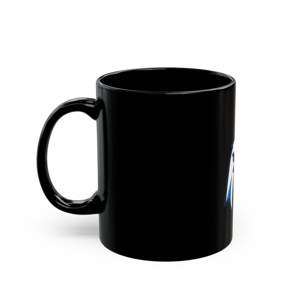 "April Legend" Black Ceramic Mug — Graphic