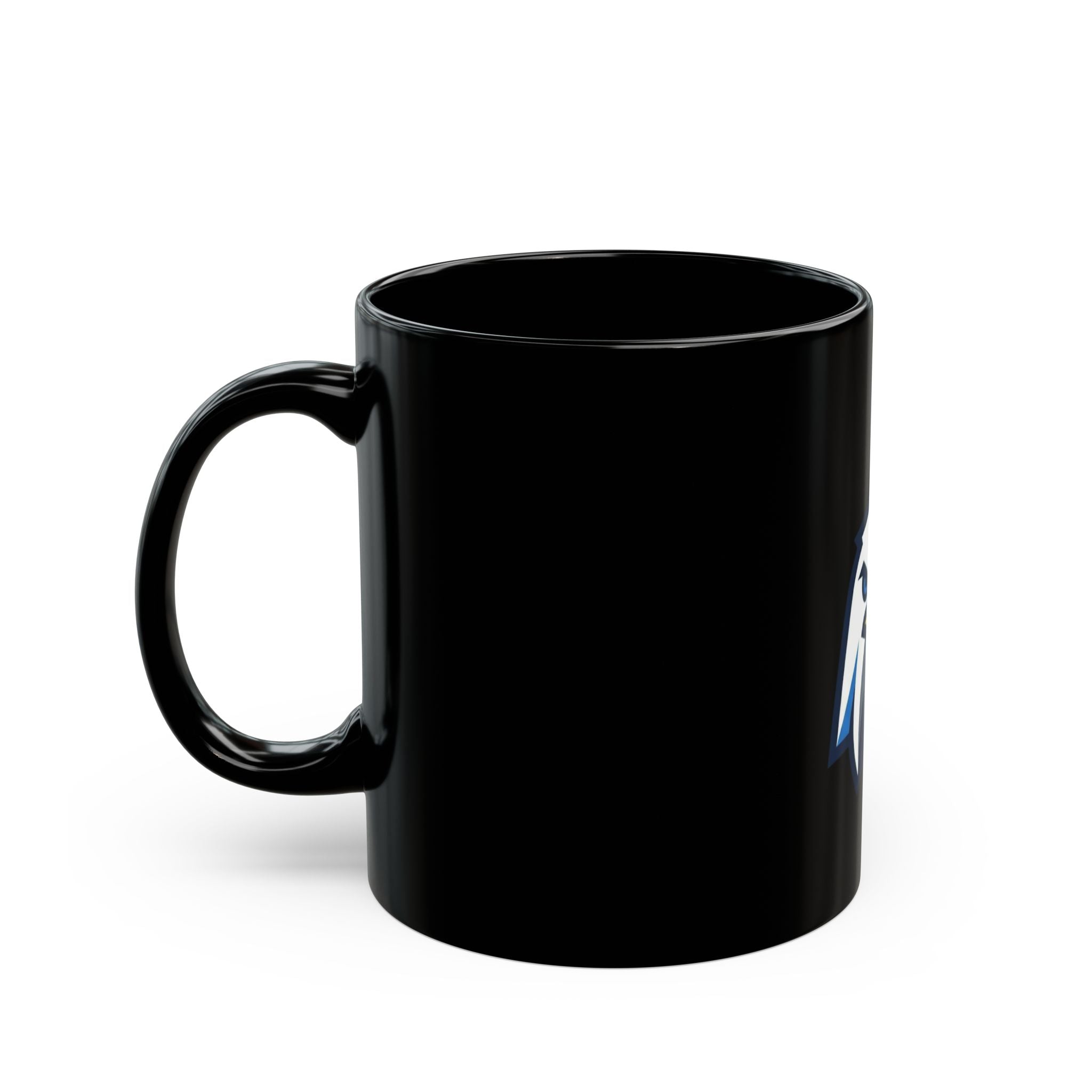 "April Legend" Black Ceramic Mug — Graphic