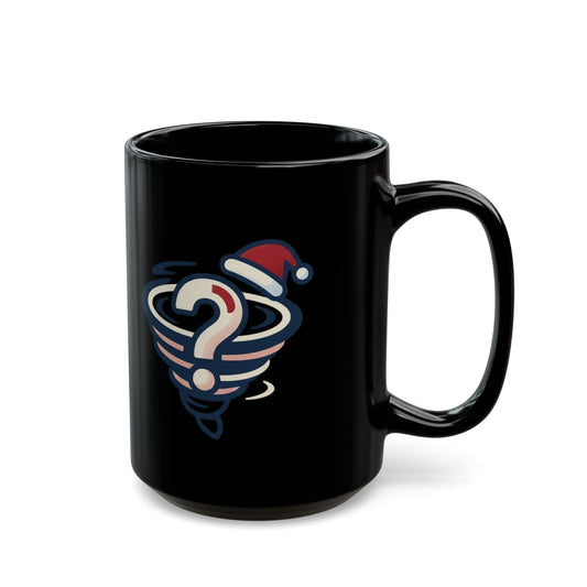 "Mystery On 34th Street" Black Ceramic Mug — Graphic