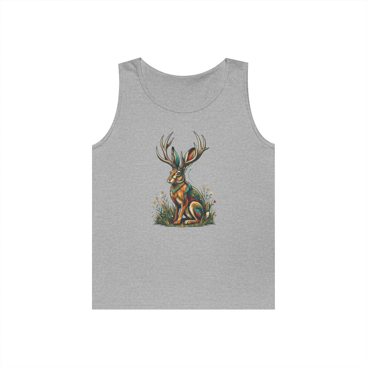 Color: Sport Grey | Jackalope (American Folklore) Tank Top