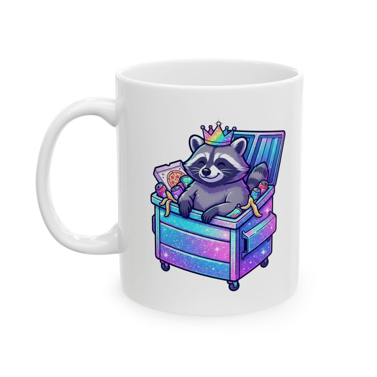 "Top Tier Trash" White Ceramic Mug — Graphic