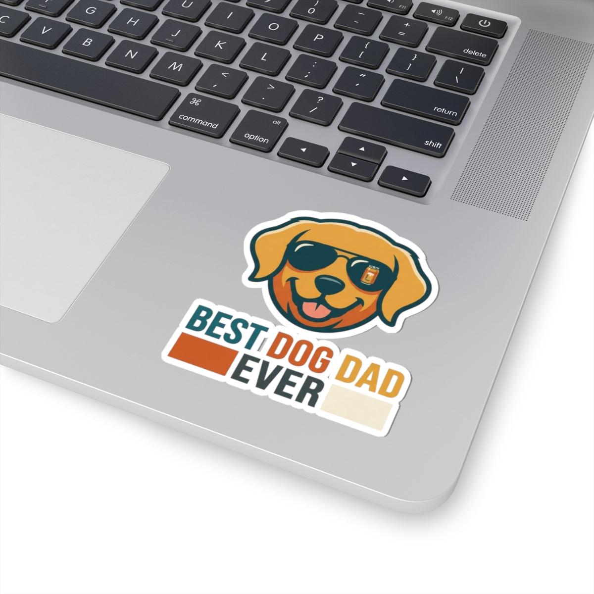 "Best Dog Dad" Sticker