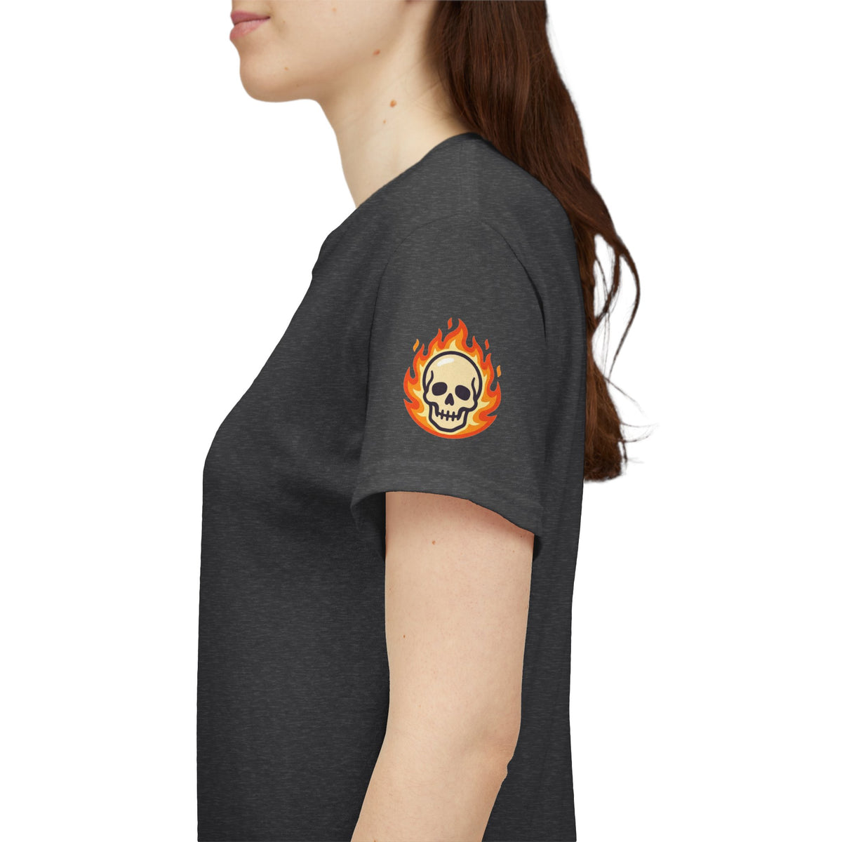 Color: Dark Heather | Hellfire Premium Graphic Tee