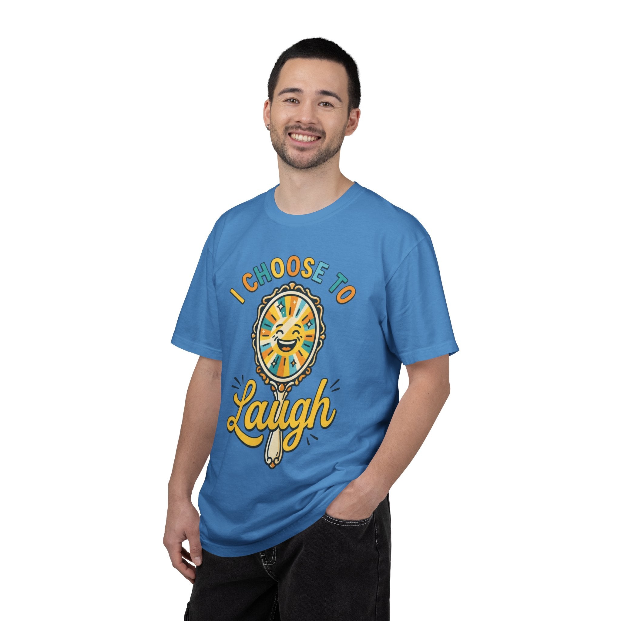 "I Choose to Laugh" Unisex Garment-Dyed Tee