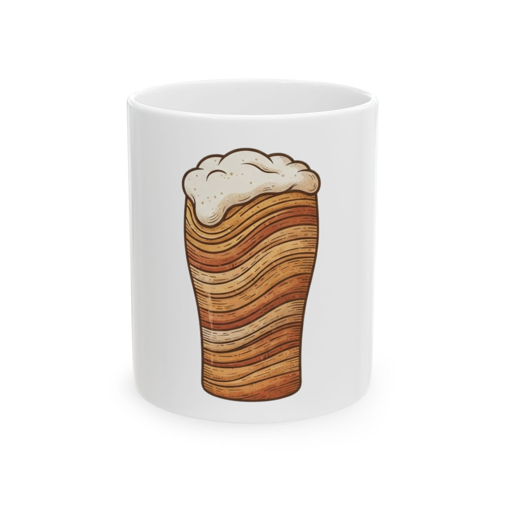 "Shifting Sandstone Beer Co." White Ceramic Mug — Graphic