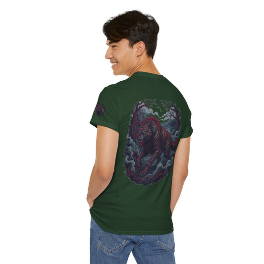 Color: Forest Green | The Beast of Gévaudan (France) Premium Graphic Tee