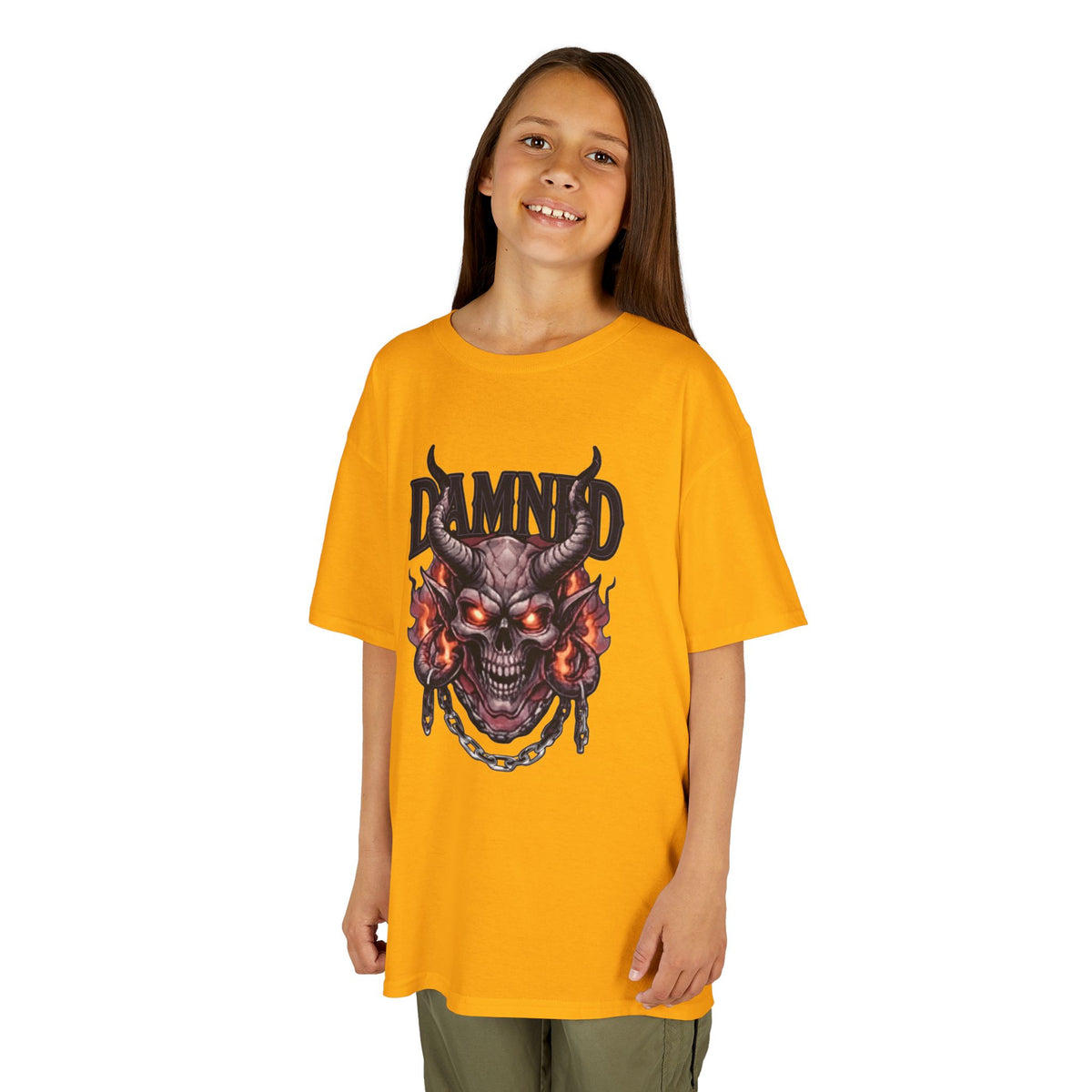 Color: Gold | Damned Kids Tee