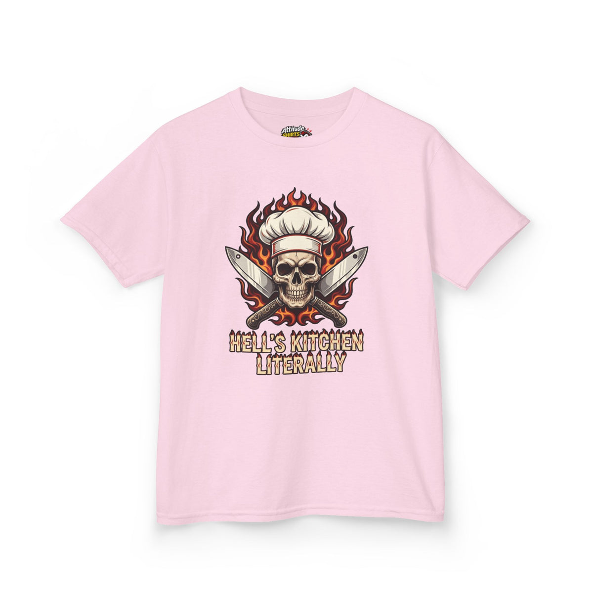 Color: Light Pink | Hell's Kitchen Literally Kids Tee
