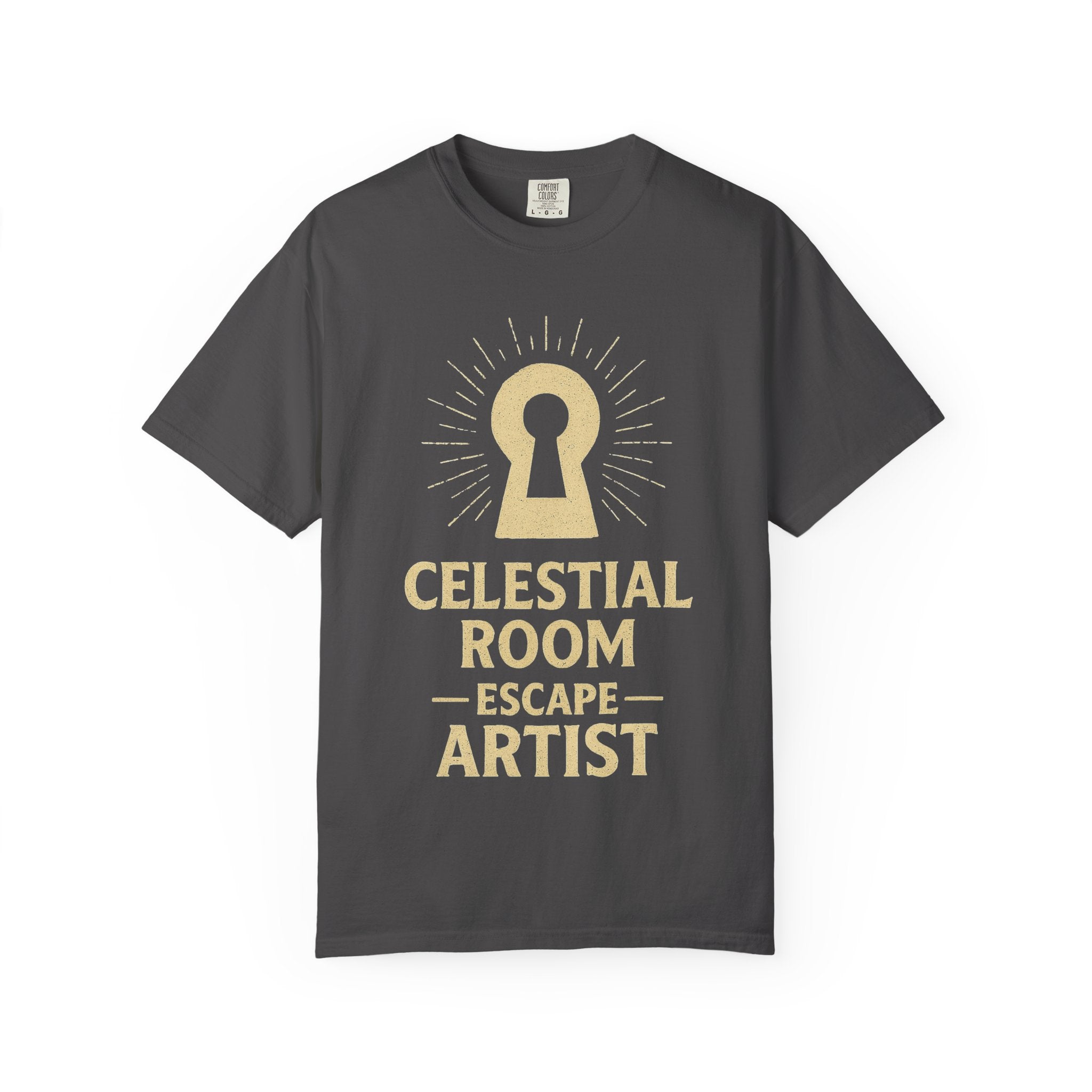 "Celestial Room Escape Artist" Unisex Garment-Dyed T-shirt