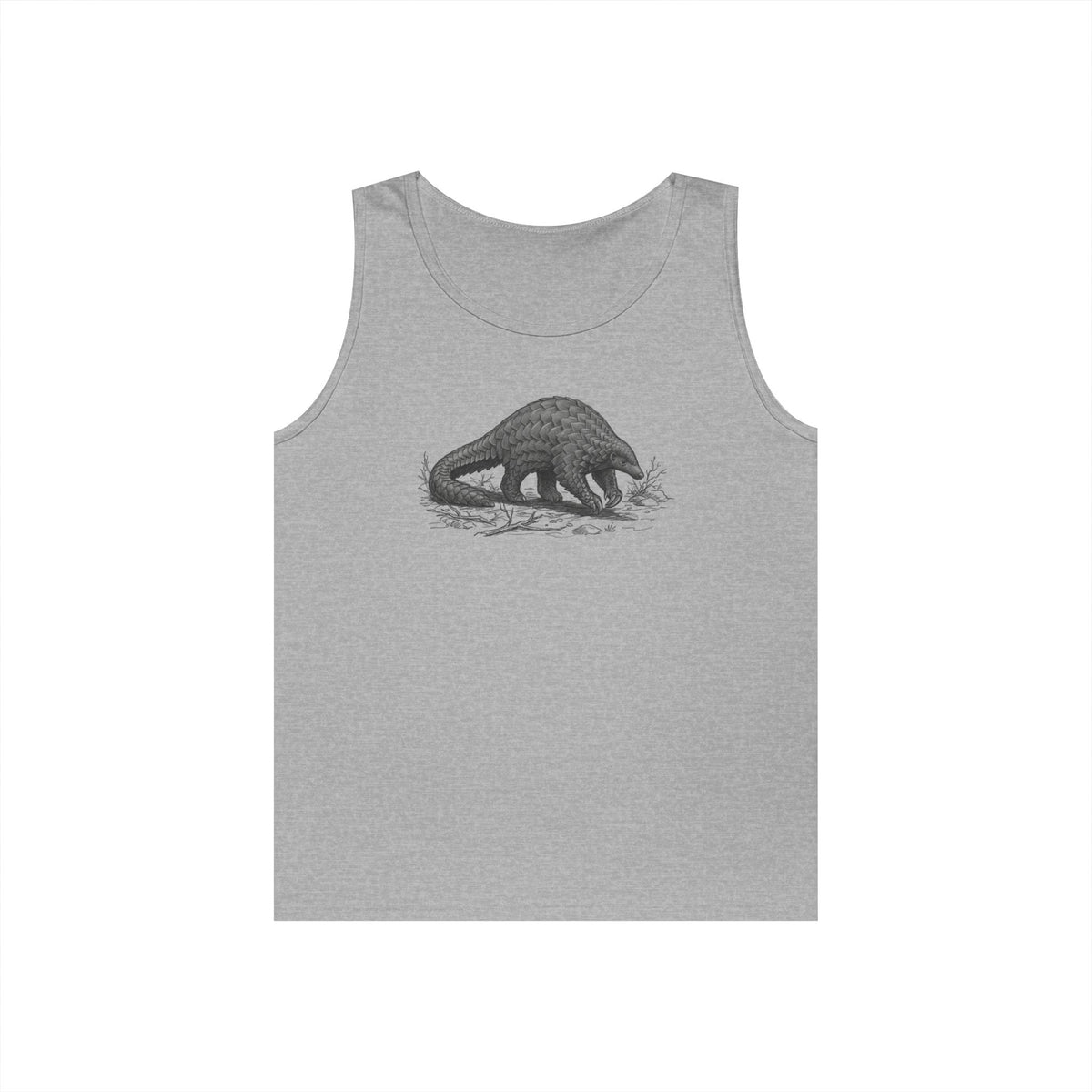 "Pencil Sketch Art Pangolin" Tank Top