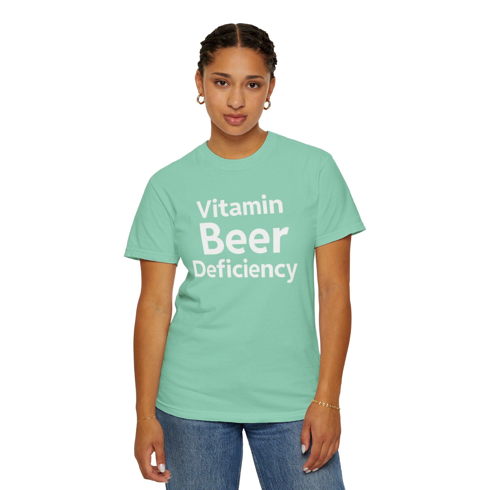 "Vitamin Beer" Unisex Garment-Dyed T-shirt