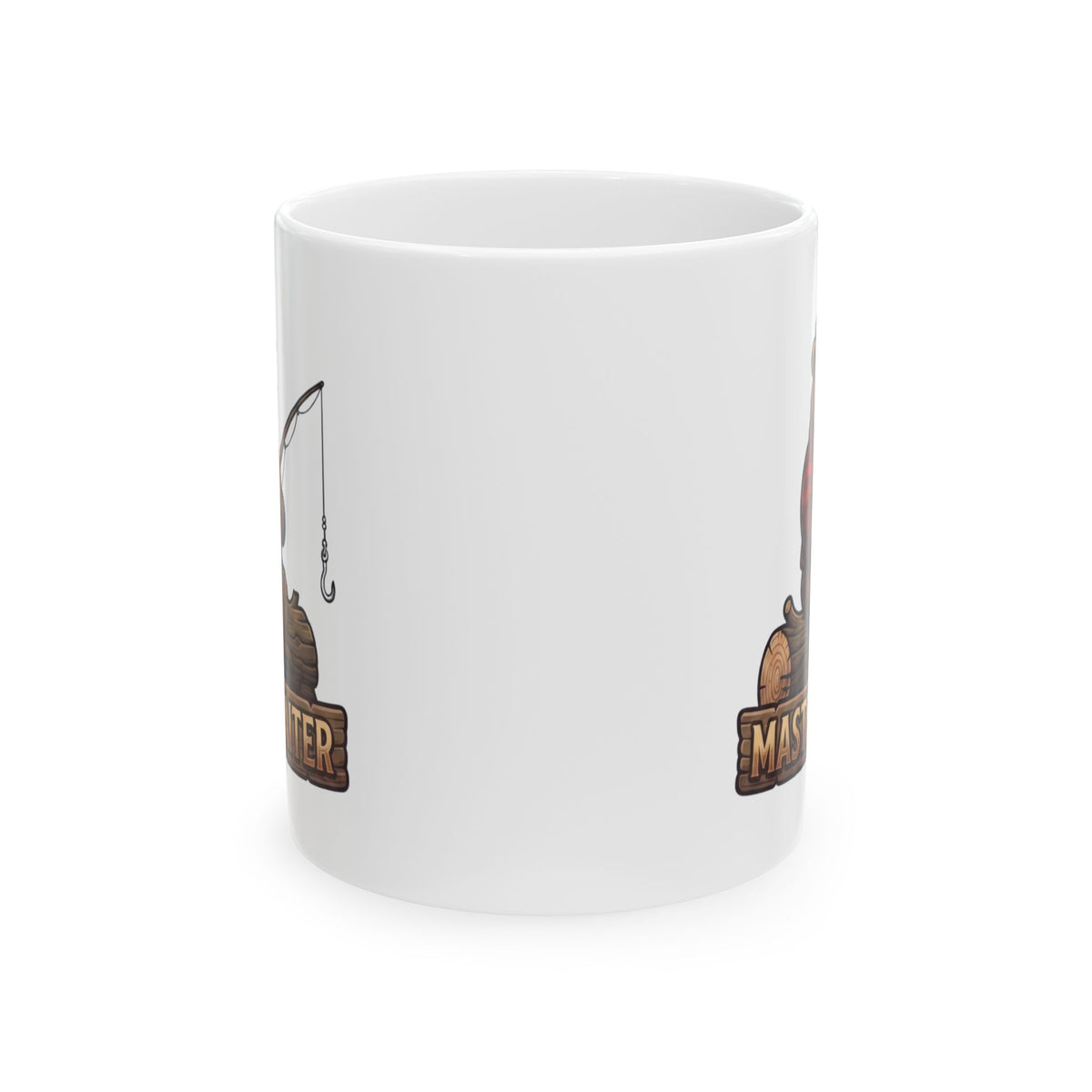 "Bear Master Baiter" White Ceramic Mug