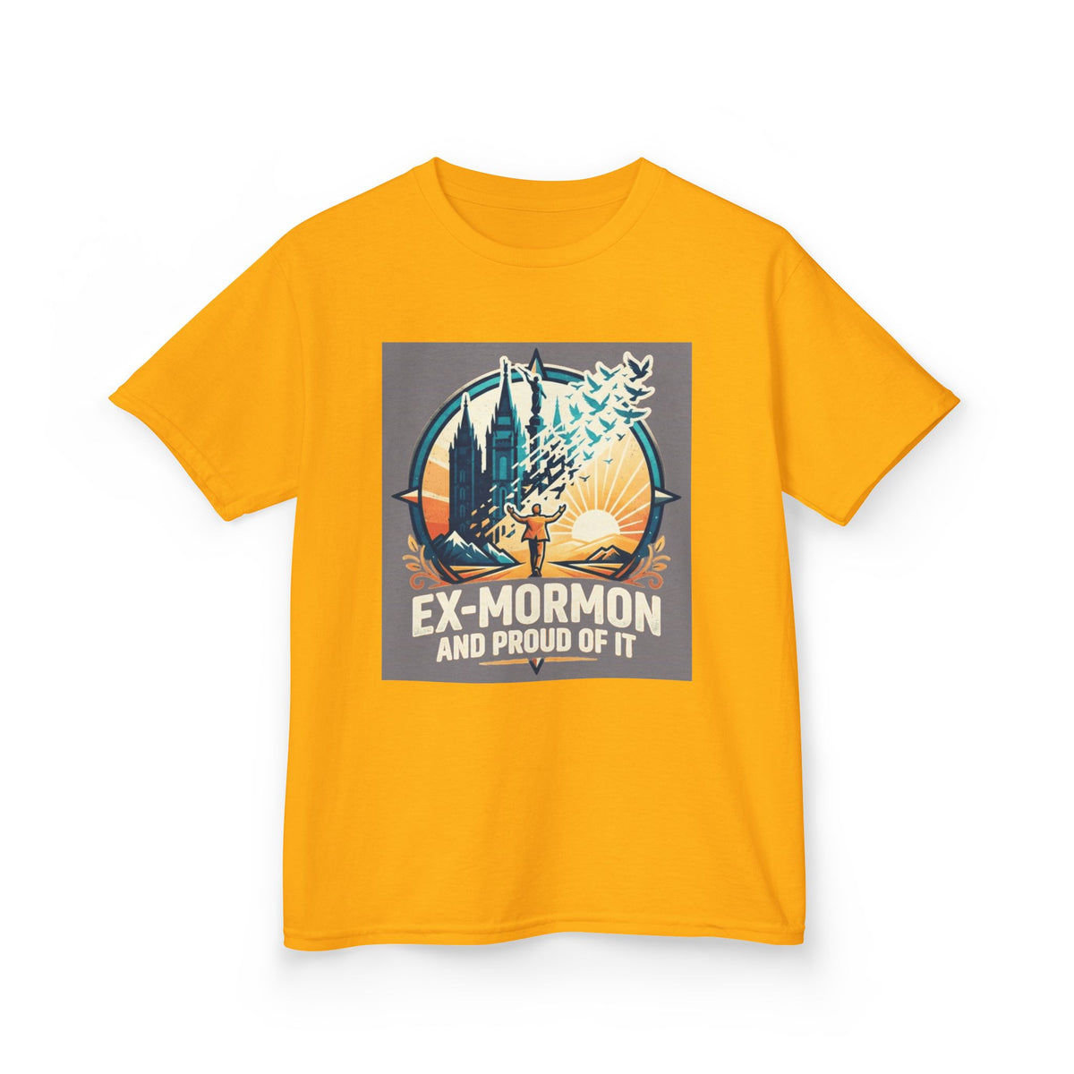Color: Gold | Ex Mormon Kids Tee