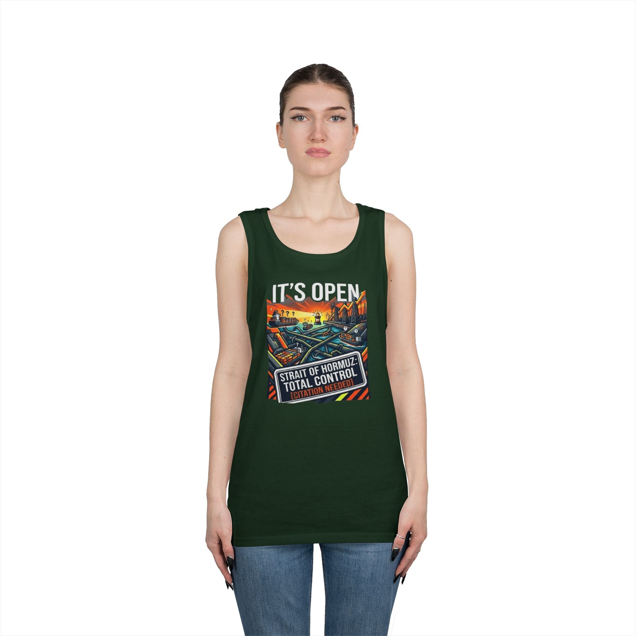 "Straight Of Hormuz is Open" Tank Top