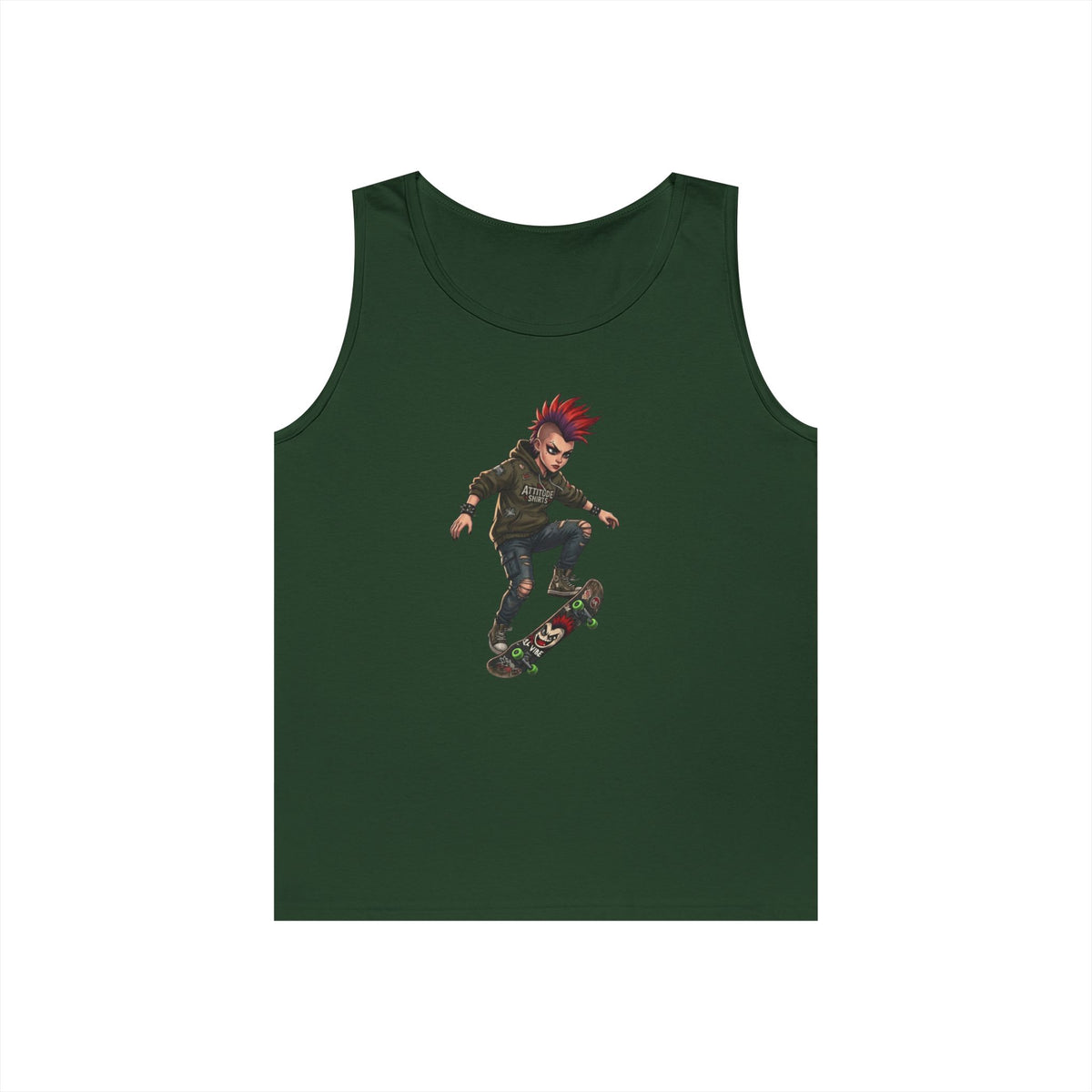 Color: Forest Green | Riot Tank Top