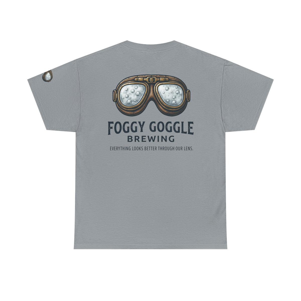 Color: Gravel | Foggy Goggle Brewing Premium Graphic Tee