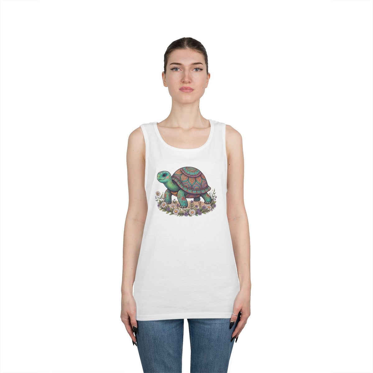 "Hippy Turtle" Tank Top
