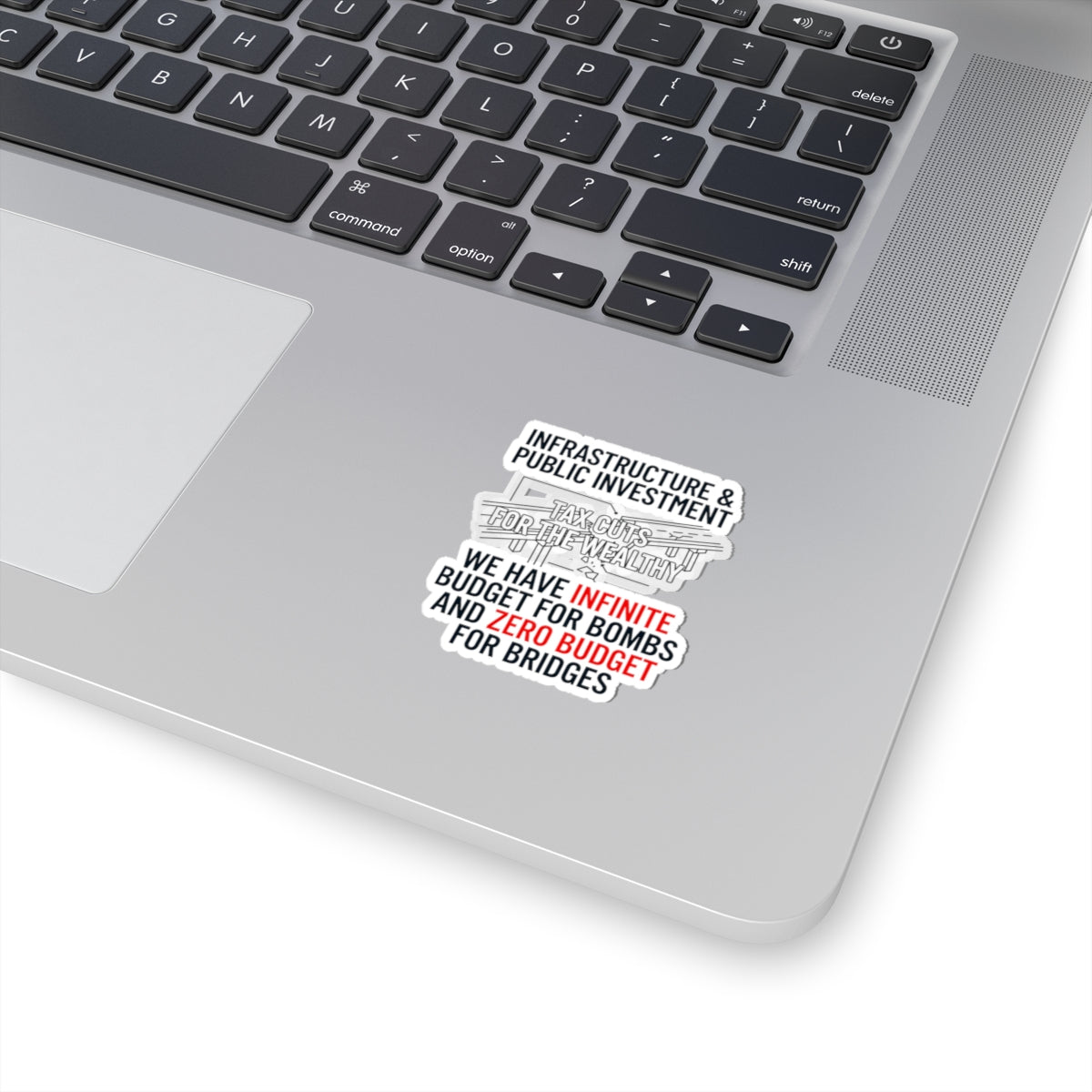 "Protest Series - Fix The Roads" Sticker — Main