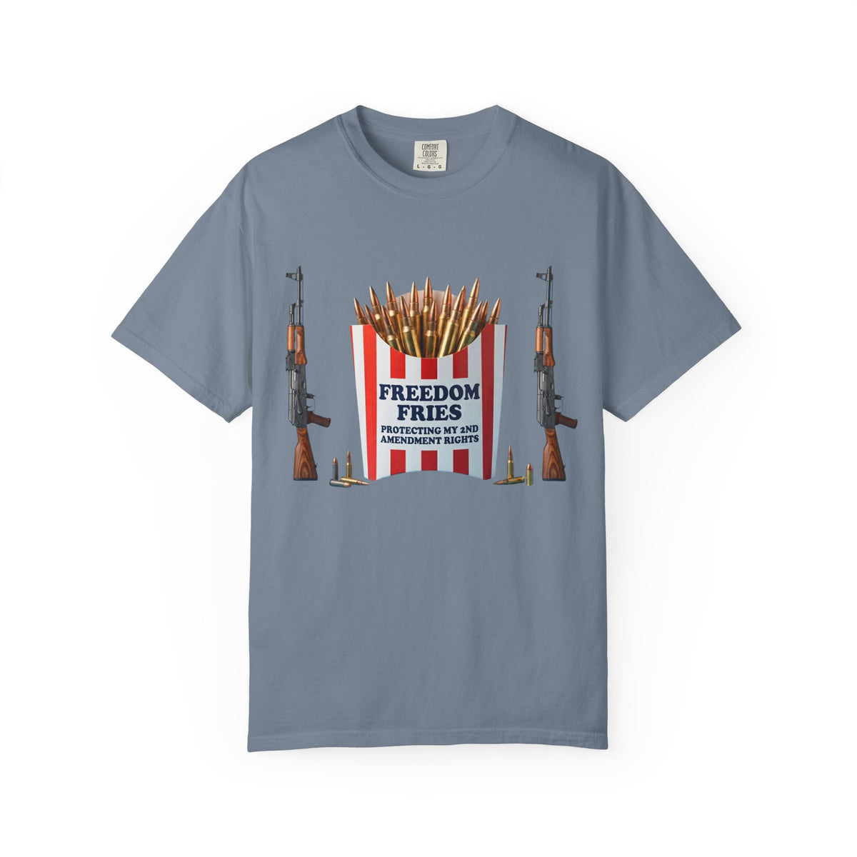 Color: Blue Jean | Freedom Fries Unisex Garment-Dyed Tee