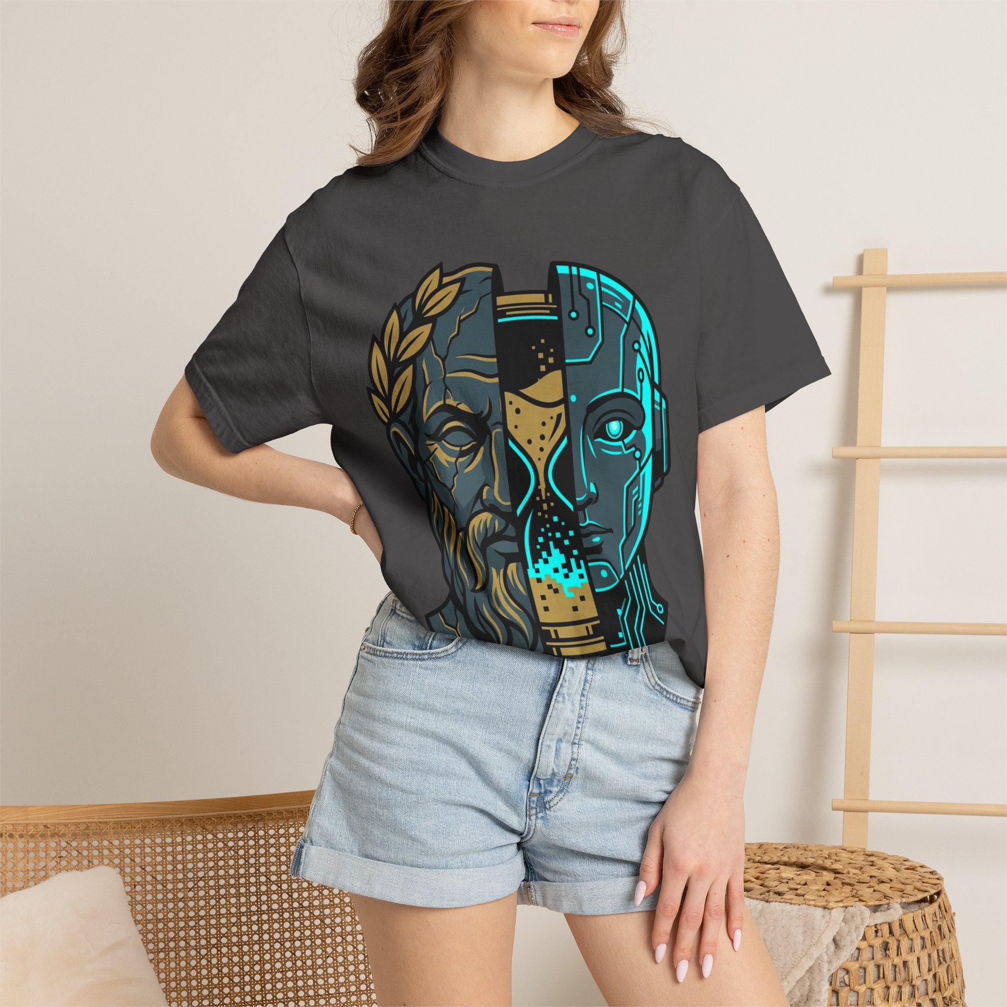 "Time" Unisex Garment-Dyed Tee