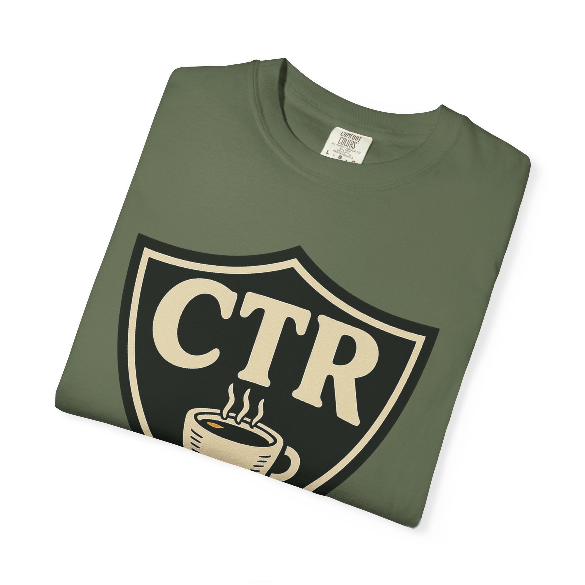 "CTR: Choose The Right... Coffee" Unisex Garment-Dyed T-shirt