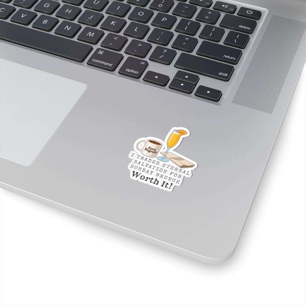 Brunch So Hard | Kiss-Cut Sticker — AttitudeShirts