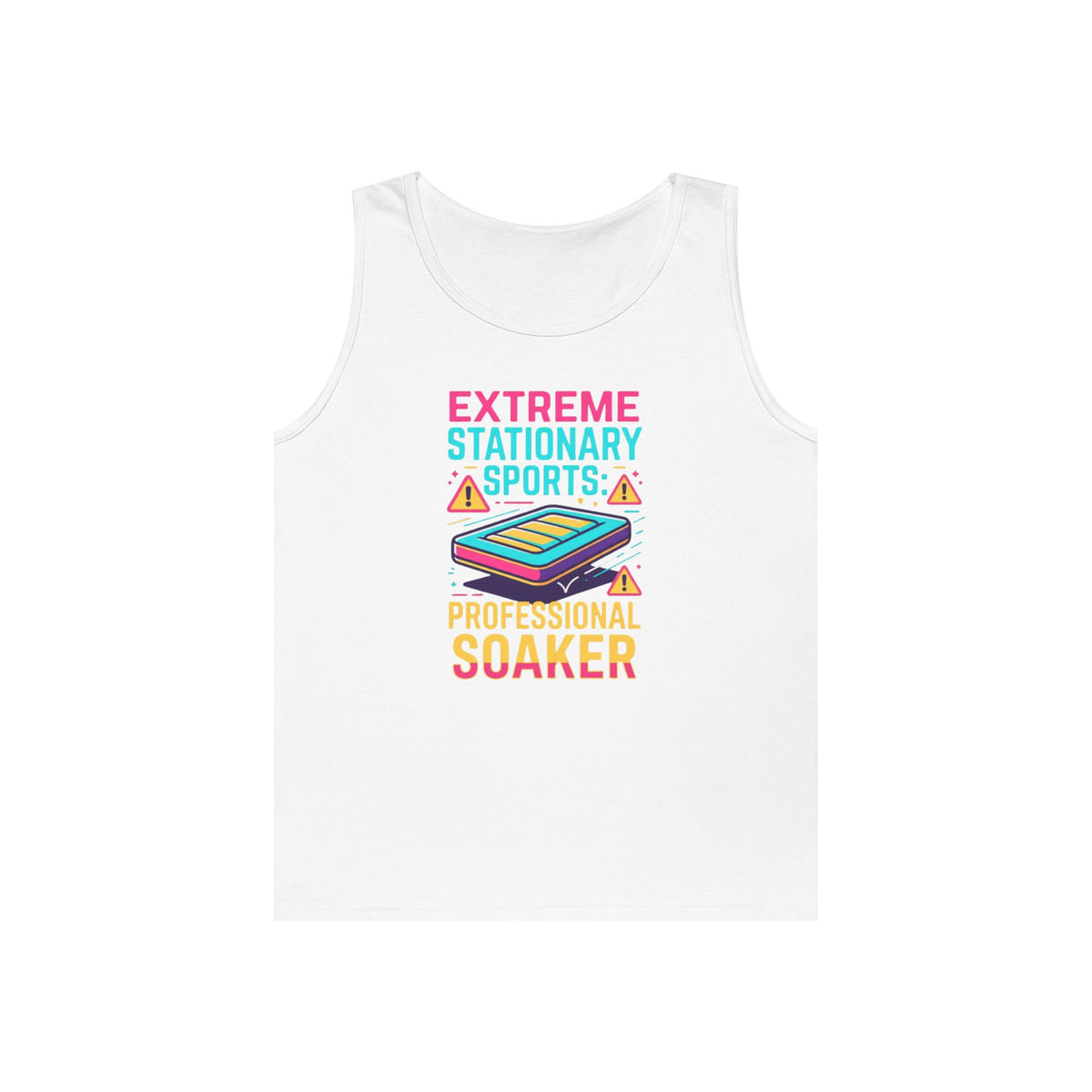 Color: White | Professional Soaker Tank Top